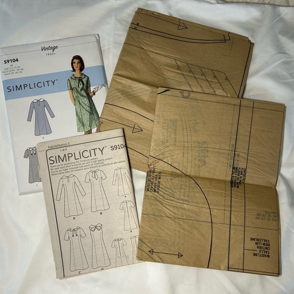 Simplicity 9104 Uncut Sewing Pattern Sizes 14-22 - Picture 4 of 4
